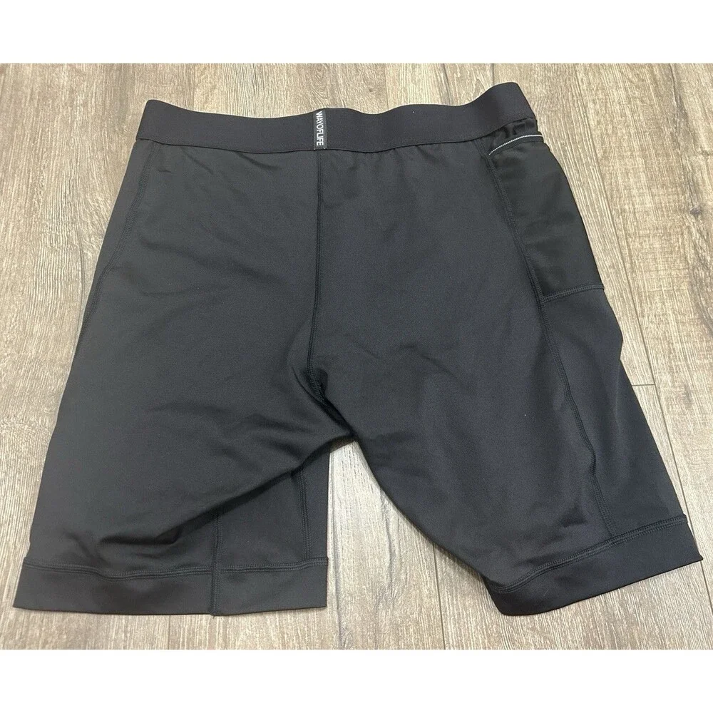 WOLACO North Moore Compression Shorts Men’s Large? Black 7.5”